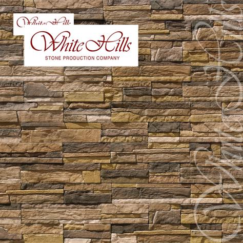 Искусственный камень для навесных вентилируемых фасадов White Hills Каскад Рейндж  F235-40
